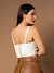 Top Cream Off White Mini Couro Pele Mania - PT7012 - comprar online