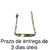 Pulseira infantil em ouro amarelo elo grumet