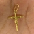 Pingente Cruz Palito com Cristo em Ouro 18K - comprar online