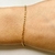 Pulseira Esteira Dupla em Ouro 18K - comprar online