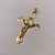 Pingente crucifixo com jesus trabalhado em ouro amarelo - comprar online