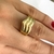 Anel V em Ouro 18K - comprar online