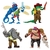 Figuras Articuladas de los Villanos de las Tortugas Ninjas X1 Pelicula 2023 Playmates