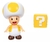 Figura de Toad Amarillo de Mario Bros + Accesorio Jakks Pacific
