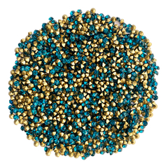 Strass em grosa PP16/SS7,5 blue zircon Luminix Brilhance