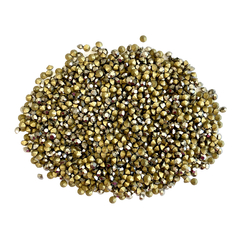 Strass em grosa PP10/SS4,5 jet hematite Luminix Brilhance