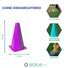 Kit Funcional Agilidade 5 Chapéus + 5 Cones e Escada - loja online