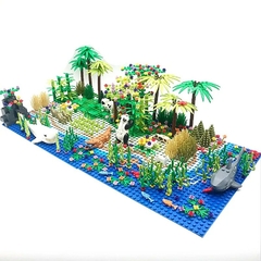 MOC Trees animales bloques de construcción Tiburon