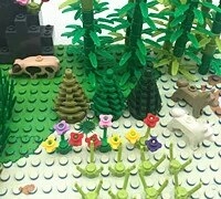 MOC Trees animales bloques de construcción Tiburon