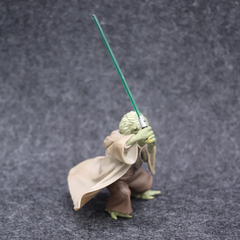 Imagen de Star War Mandalorian Master YODA con espada