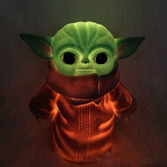 Disney Anime Star Wars Mandalorian The Child Yoda Grogu Baby Speaking Plush Toy - comprar en línea