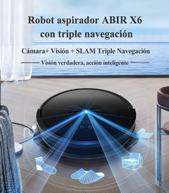 Robot aspirador ABIR X6 con sistema de ojo inteligente,