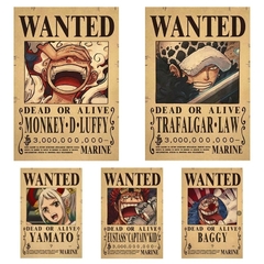 carteles de Anime de One Piece en internet