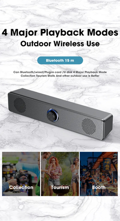 Sistema de sonido para cine en casa, barra de sonido envolvente 4D con Bluetooth - comprar en línea