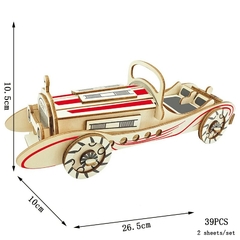 Rompecabezas de madera 3D autobús Retro, Campervan de estilo europ - tienda en línea