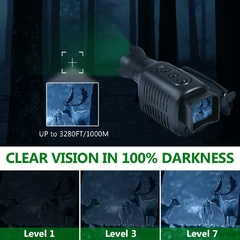 Dispositivo de visión nocturna Monocular, cámara infrarroja HD de 1080P - comprar en línea