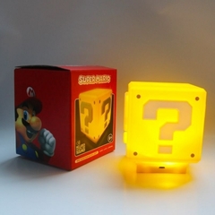 Figura de Super Mario Bros de Anime, luz Led de noche de ladrillo - comprar en línea