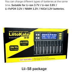 LiitoKala-cargador de batería de iones de litio, dispositivo Lii-600 S8 500 PD4 en internet