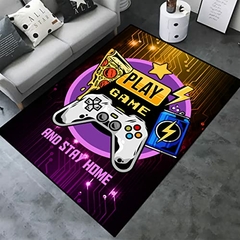 Imagen de Alfombra de Gamer 3D para habitación de niños