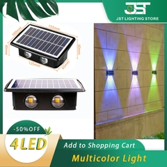 Imagen de Lámpara de pared LED Solar de brillo fuerte, impermeable, decoración de patio