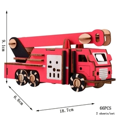 Rompecabezas de madera 3D autobús Retro, Campervan de estilo europ - comprar en línea