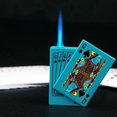 Juego de cartas creativo Ace of spades, encendedor de butano a prueba de viento - Camposhop