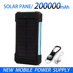 Batería Externa de 200000mAh, Banco de energía Solar - Camposhop