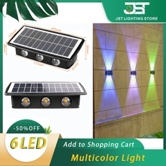 Lámpara de pared LED Solar de brillo fuerte, impermeable, decoración de patio - tienda en línea