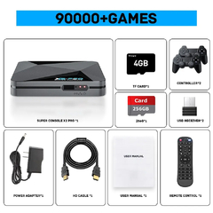 Consola de videojuegos retro KINHANK, superconsola X2 Pro con videojuegos 90000 - Camposhop