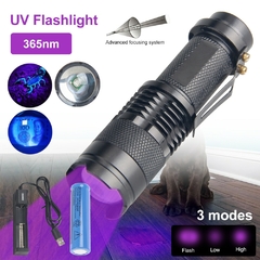 Vastfire-Mini linterna LED con zoom de 1200LM impermeable