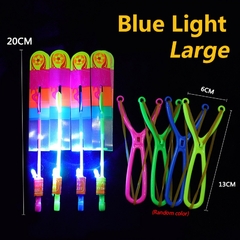 Juguete de luz LED para fiesta, Catapulta de banda de goma en internet