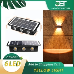 Lámpara de pared LED Solar de brillo fuerte, impermeable, decoración de patio - Camposhop