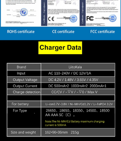 LiitoKala-cargador de batería de Lii-PD2, para pilas AA AAA 18650 V/26650 V/217 en internet