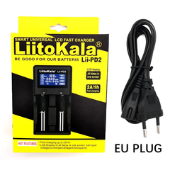 LiitoKala-cargador de batería de Lii-PD2, para pilas AA AAA 18650 V/26650 V/217 - Camposhop