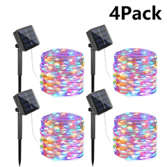 Guirnalda de luces Led solares para exteriores