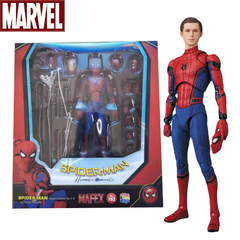 Mafex-figuras de acción de Spiderman