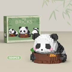 Bloques de construcción de animales Panda