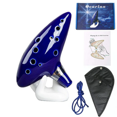 Ocarina-instrumento Musical de cerámica de Alto C, 12 tonos - comprar en línea