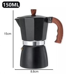 150ml 300ml, máquina para hacer espresso con mango de madera vintage en internet