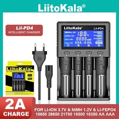 LiitoKala-cargador de batería de iones de litio, dispositivo Lii-600 S8 500 PD4