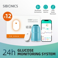Medidor de glucosa sibiónica mejorado para diabéticos, Monitor de glucosa