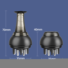 Aplicador de masaje cuero cabelludo crecimiento para el cabello en internet