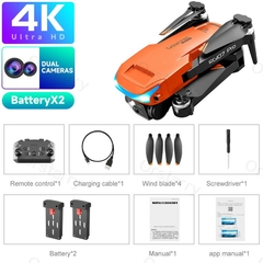 Mini Dron RG107 Pro 4K ESC, cuadricóptero plegable de tres caras - Camposhop