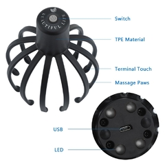 Hailicare-masajeador eléctrico de pulpo para el cuero cabelludo - Camposhop