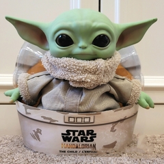 Disney Anime Star Wars Mandalorian The Child Yoda Grogu Baby Speaking Plush Toy - tienda en línea