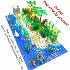 MOC Trees animales bloques de construcción Tiburon - Camposhop