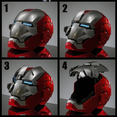 Ironman-Casco eléctrico con control de voz