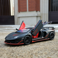 Lamborghinis-Coche de juguete de aleación modelo aventurador SVJ63 - Camposhop