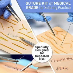 Kit de entrenamiento de sutura quirúrgica