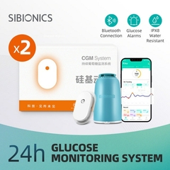 Medidor de glucosa sibiónica mejorado para diabéticos, Monitor de glucosa - comprar en línea